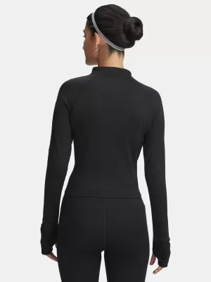 Ženska majica s kratkimi rokavi UNDER ARMOUR UA VELOCITI PRO CW HALF ZIP 6004015-001 ČRNA