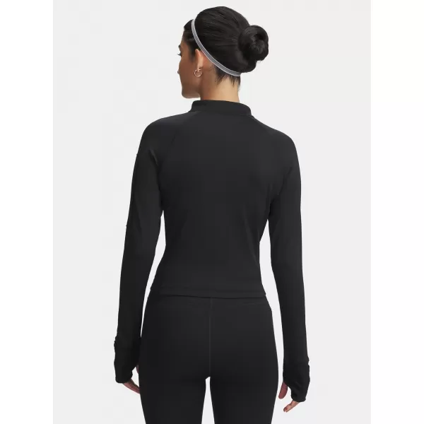  Ženska majica s kratkimi rokavi UNDER ARMOUR UA VELOCITI PRO CW HALF ZIP 6004015-001 ČRNA 