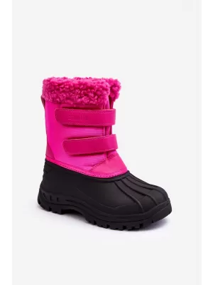 Otroški zimski čevlji BIG STAR MM374112 FUCHSIA/BLACK Big Star Shoes