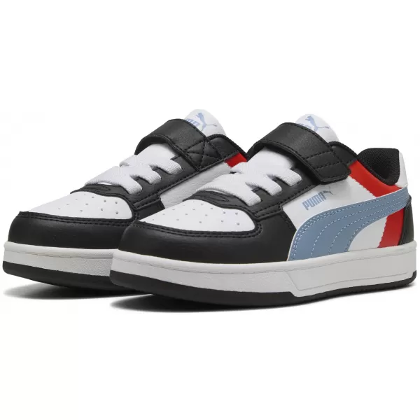  Otroški čevlji PUMA CAVEN 2.0 BLOCK AC+ PS 394462-17 PUMA BELA/HLADNO MODRA/ČRNA 