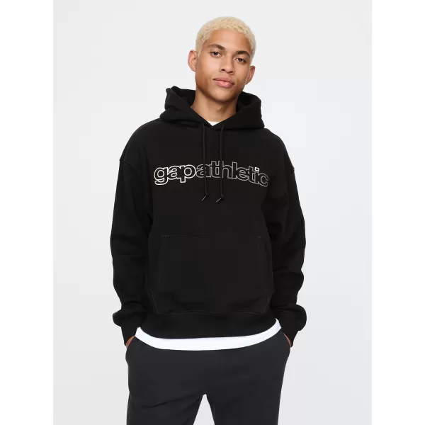  Moški pulover GAP LOGO HOODIE PULLOVER 646080-03 PRAVA ČRNA 