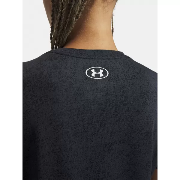  Ženska majica s kratkimi rokavi UNDER ARMOUR TECH PIXELATE SSC 6012302-001 ČRNA 