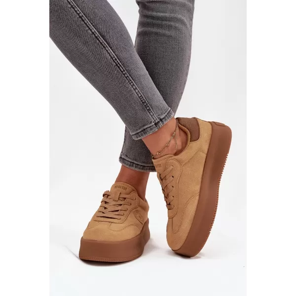  Ženske superge BIG STAR SS274762 BROWN/BEIGE Big Star Shoes 