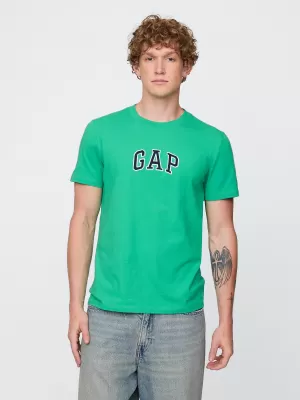 Moška majica s kratkimi rokavi GAP NEW ARCH LOGO TEE 570044-39 GALANTNO ZELENA