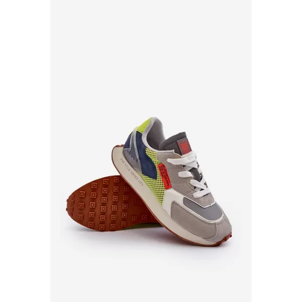  Moške superge BIG STAR NN174344 GREY Big Star Shoes 