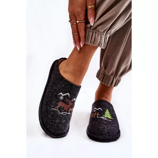  Ženski natikači BIG STAR KK276018 ČRNI/BEŽ Big Star Shoes 