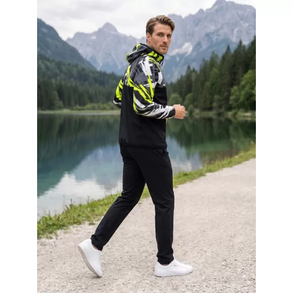  Moška vrhunska softshell jakna ALTISPORT VOJ/ALM039JACK01 ČRNA IN RUMENA 