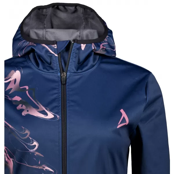  Ženska vrhunska softshell jakna ALTISPORT VOJ/ALW064JACK01 MODRO ROZA 