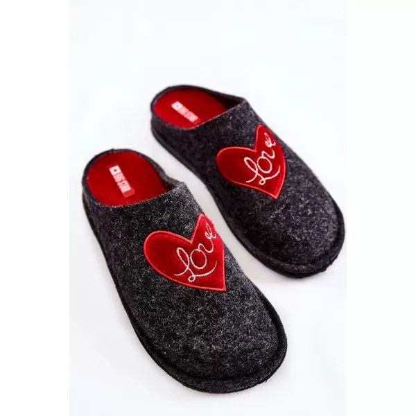  Ženski natikači BIG STAR KK276019 BLACK/RED Big Star Shoes 