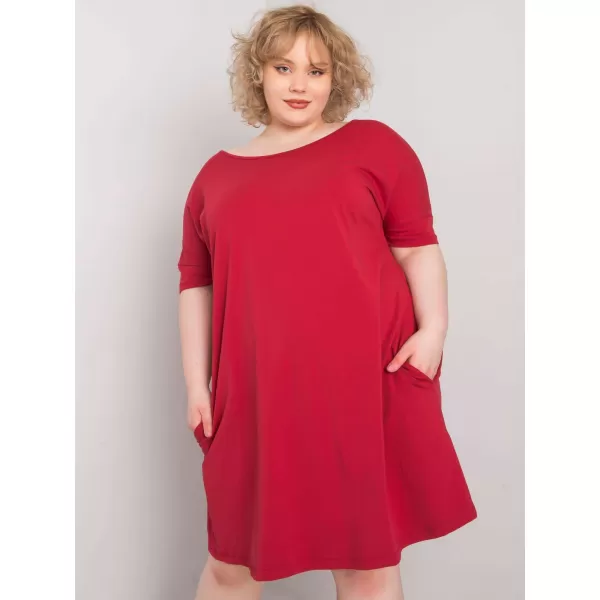  Obleka BASIC FEEL GOOD RV-SK-6639.02X BORDO 