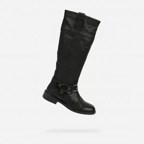  Ženski škornji GEOX CATRIA G015022 ČRNA 