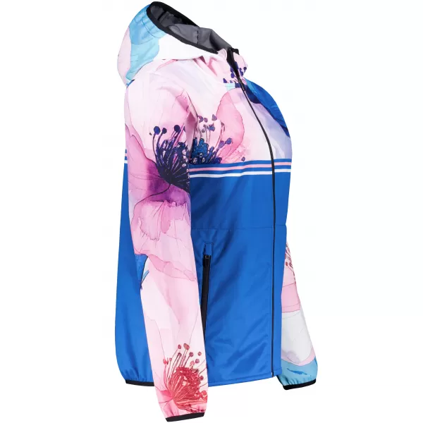  Ženska vrhunska softshell jakna ALTISPORT VOJ/ALW117JACK01 MODRA/ROZA 