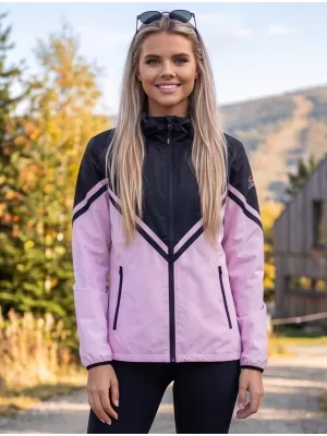Ženska vrhunska softshell jakna ALTISPORT VOJ/ALW101JACK01 ROŽNATO ČRNA