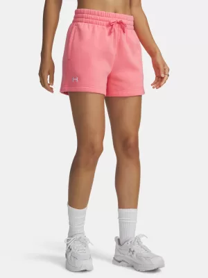 Ženske kratke hlače UNDER ARMOUR RIVAL FLEECE SHORT 1382723-600 ROZA