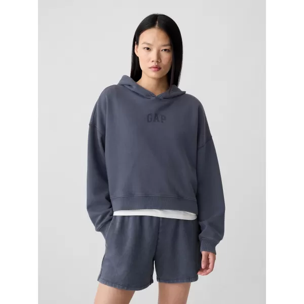 Ženski pulover GAP LOGO PULLOVER HOODIE 429497-99 GLOBOKO MORNARSKO MODRA 