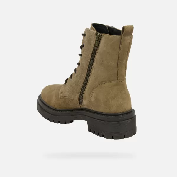  Ženski gležnjarji GEOX IRIDEA G004093 KAKI 