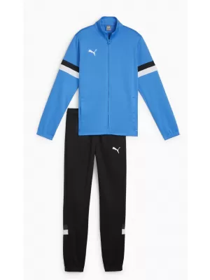 Otroški komplet PUMA TEAMRISE TRACKSUIT JR 658655_02 IGNITE BLUE/ IGNITE BLUE/PUMA BLACK