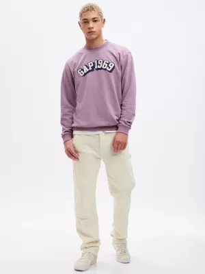 Moški pulover GAP LOGO CREWNECK SWEATSHIRT 829103-00 AMETIST