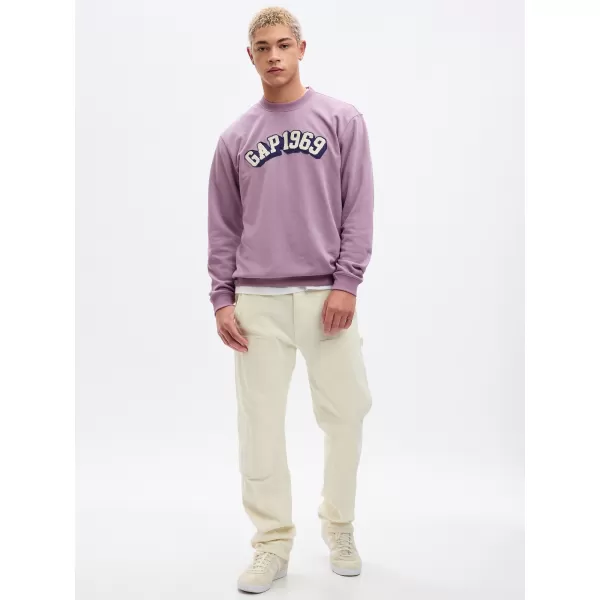  Moški pulover GAP LOGO CREWNECK SWEATSHIRT 829103-00 AMETIST 