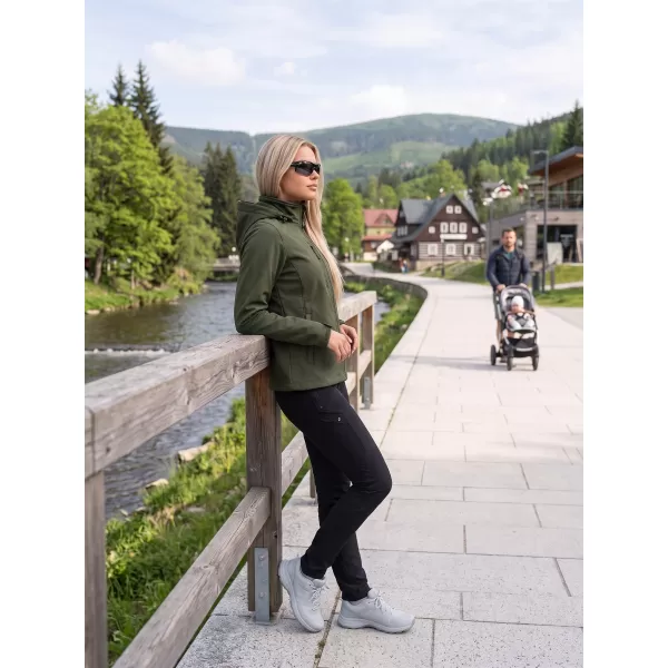  Ženska softshell jakna ALTISPORT NoPrint NP/ALW945 VOJAŠKI 