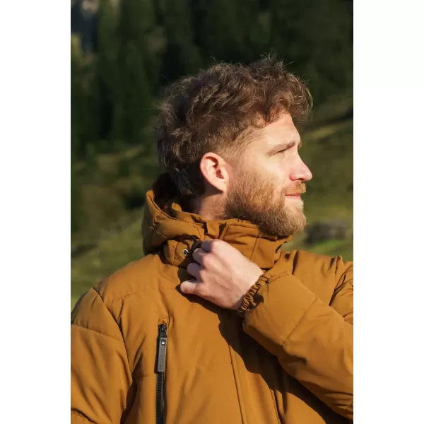  Moška zimska jakna NORDBLANC FYRN NBWJM8257 PUŠTÍKOVA RJAVA 