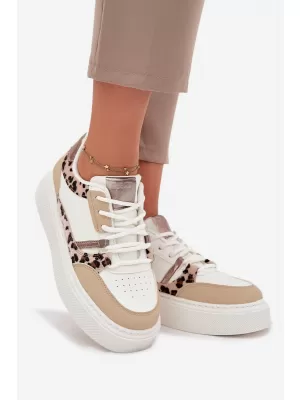 Ženske superge BIG STAR SS274357 WHITE/BEIGE Big Star Shoes