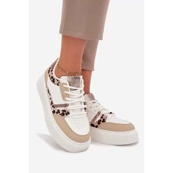  Ženske superge BIG STAR SS274357 WHITE/BEIGE Big Star Shoes 