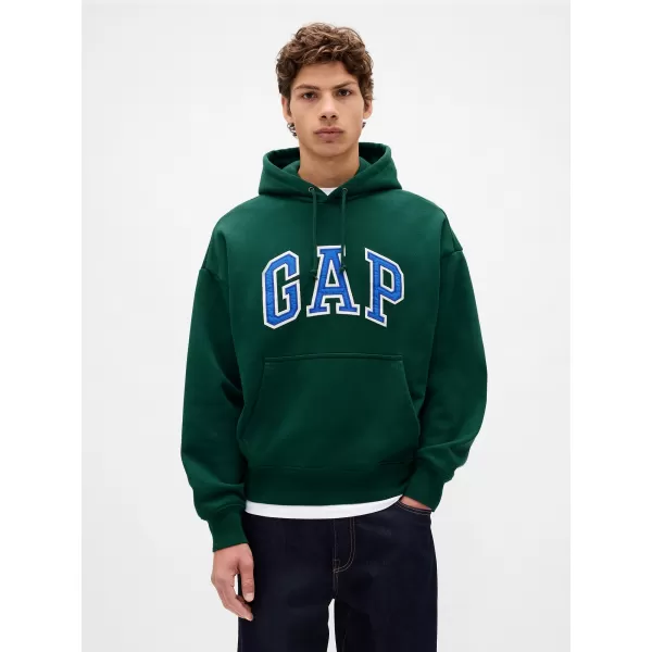  Moški pulover GAP HEAVYWEIGHT LOGO HOODIE PULLOVER 823104-03 GLOBOKI LOVEC 