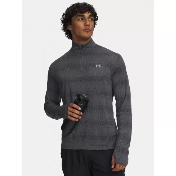  Moška majica s kratkimi rokavi UNDER ARMOUR UA VELOCITI 1/4 ZIP 6010887-025 SIVA 