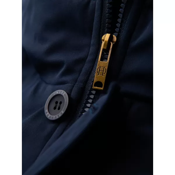 Moška parka OMBRE OM-JAPJ-0287 MORNARSKO MODRA 