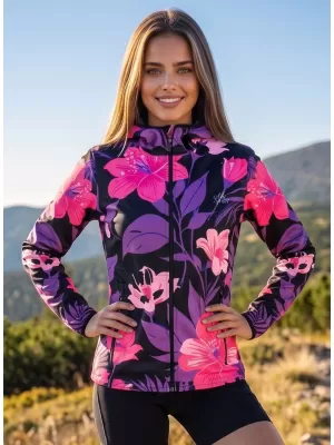Ženska vrhunska softshell jakna ALTISPORT VOJ/ALW115JACK01 VIJOLIČNA/ČRNA
