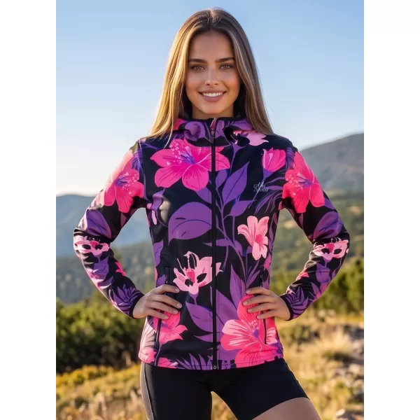  Ženska vrhunska softshell jakna ALTISPORT VOJ/ALW115JACK01 VIJOLIČNA/ČRNA 