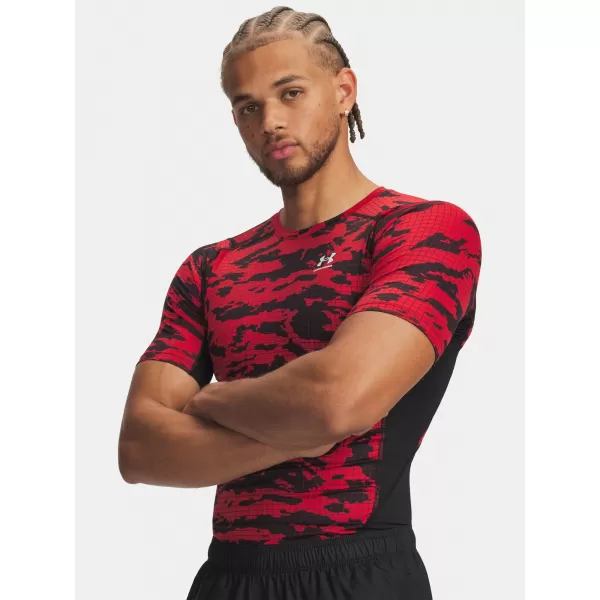  Moška majica s kratkimi rokavi UNDER ARMOUR HG PRINTED SS 6009657-002 ČRNA 