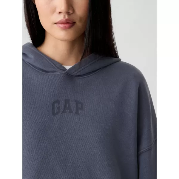  Ženski pulover GAP LOGO PULLOVER HOODIE 429497-99 GLOBOKO MORNARSKO MODRA 