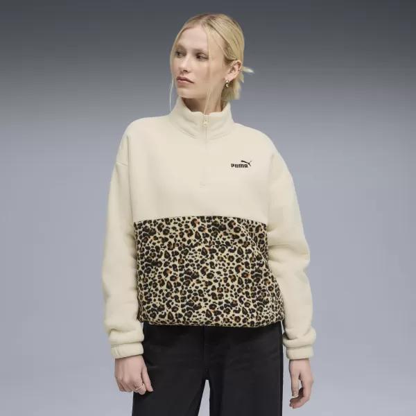 Ženski pulover PUMA ESS GRAPHIC ANIMAL CREW 688083-87 ALPSKI SNEG 