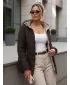 Ženska jakna DSTREET TY5623 RJAVA