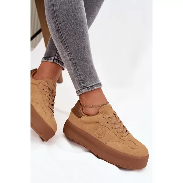  Ženske superge BIG STAR SS274762 BROWN/BEIGE Big Star Shoes 