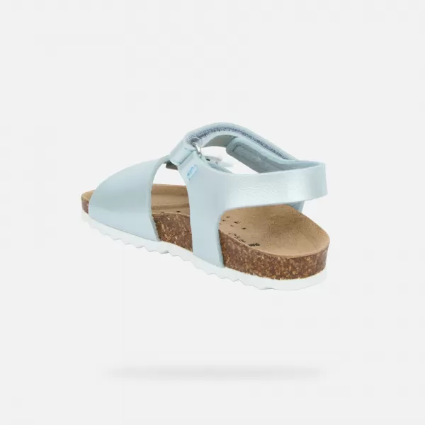  Dekliški sandali GEOX CHALKI B552RD000NFC4070 TURKIZNA 