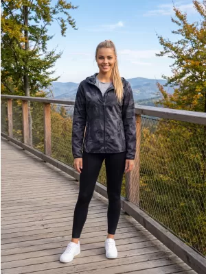 Ženska vrhunska softshell jakna ALTISPORT VOJ/ALW096JACK01 ČRNA