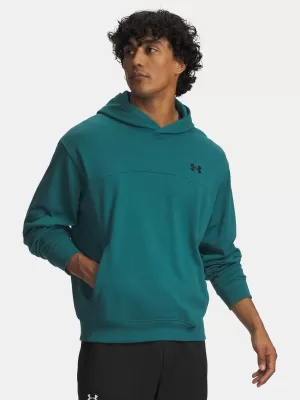 Moški pulover UNDER ARMOUR UA RIVAL LW HOODIE 6012335-338 ČRNA
