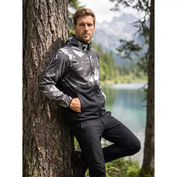  Moška vrhunska softshell jakna ALTISPORT VOJ/ALM125JACK01 MASKA/ČRN 