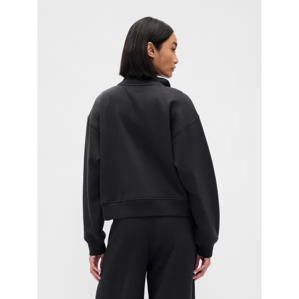  Ženski pulover GAP LOGO HALF ZIP 852841-01 NOČ BREZ MESECA 