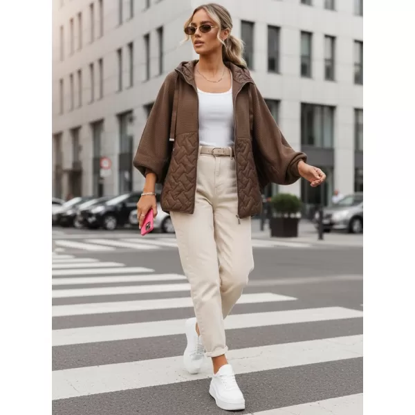  Ženska jakna DSTREET TY5593 RJAVA 