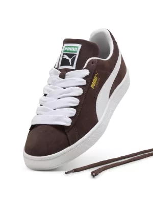 Škornji PUMA SUEDE CLASSIC 399781_34 CHOCOLATE BROWN/ ČOKOLADNO RJAVA/PUMA BELA