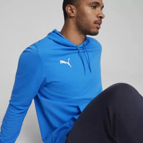  Moški pulover PUMA TEAMGOAL CASUALS HOODY 658618_02 IGNITE BLUE/ IGNITE BLUE/PUMA WHITE 
