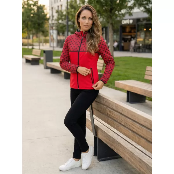  Ženska vrhunska softshell jakna ALTISPORT VOJ/ALW048JACK01 RDEČA 