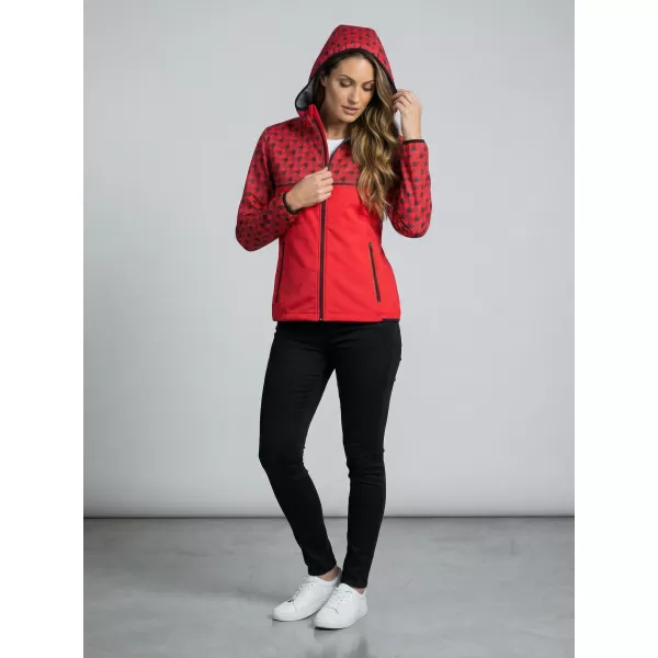  Ženska vrhunska softshell jakna ALTISPORT VOJ/ALW048JACK01 RDEČA 