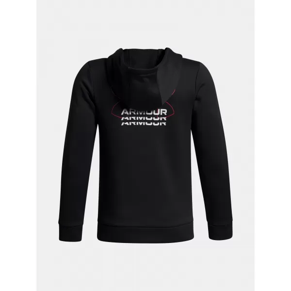  Fantovski pulover UNDER ARMOUR UA ARMOUR FLC RETRO GRPHC HD 6003812-001 ČRNA 