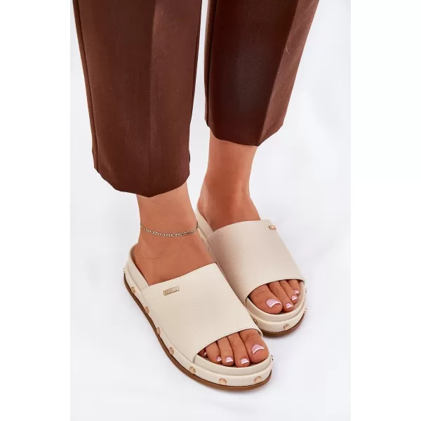  Ženski čevlji BIG STAR NN274A746 BEIGE Big Star Shoes 