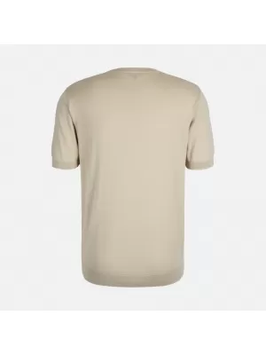 Moška majica s kratkimi rokavi GEOX KNIT G012316 BEŽ